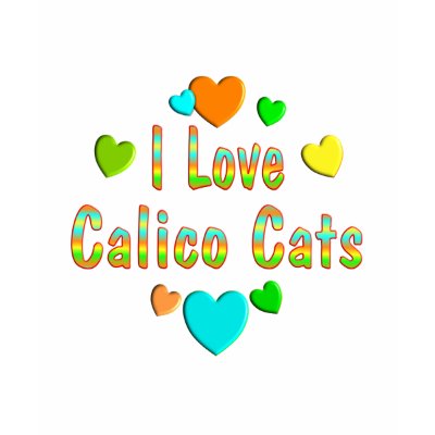 Love Calico Cats Shirt by MyFavoriteCat