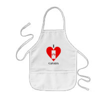 LOVE CANADA aprons