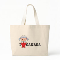 Love Canada Tote Bags