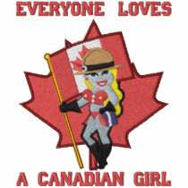 Love Canadian Girls embroidered shirts