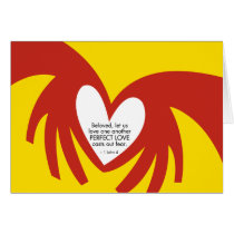 Love Casts Out Fear - Design Front - Inside Blank cards