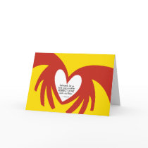 Love Casts Out Fear - Thank You Card