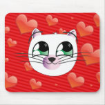 Love Cat Mouse Mat Mouse Pads