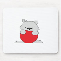 love cat! mousepad