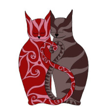 Love Cats card