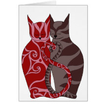 Love Cats Greeting Card