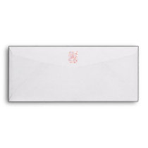 Love Cherish Adore Red and Purple Collage Envelope
