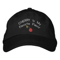 Love Cherry Embroidered Hat embroidered hats