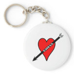 Love Chess Heart Keychains