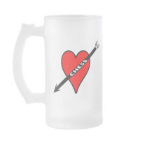 Love Chess Heart Mugs
