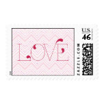 Love chevron stamps