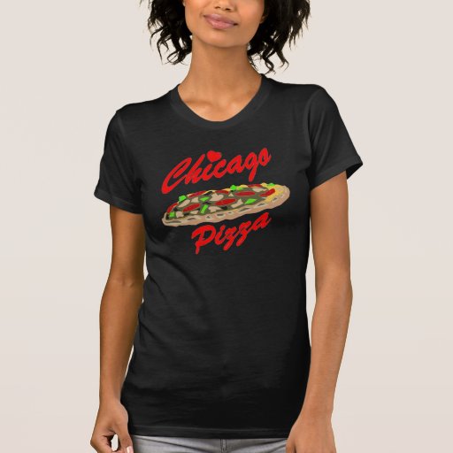 Love Chicago Pizza Tshirt