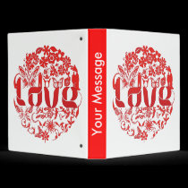 love circle binders