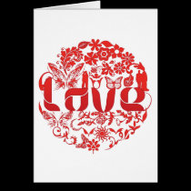 love circle cards