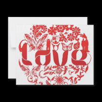 love circle invitations