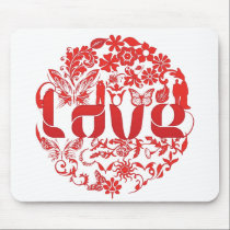 love circle mousepads