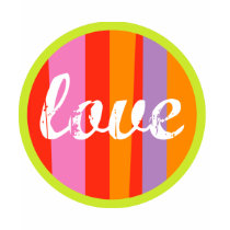 Love circle on  t-shirts