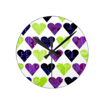 love circuit, Colors set 2 Wall Clock