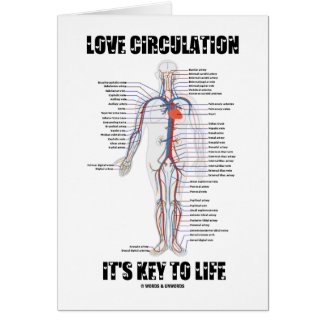 Love Circulation It's Key To Life card