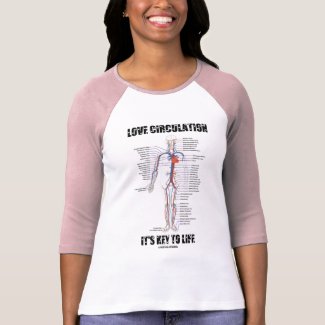 Love Circulation It's Key To Life shirt