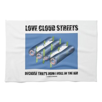 Love Cloud Streets Because That's How I Roll Air Hand Towel
