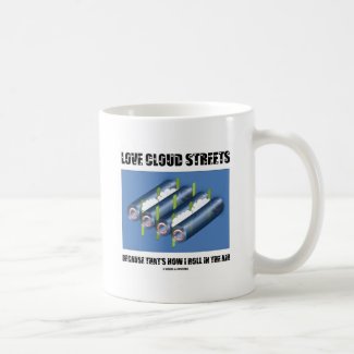 Love Cloud Streets Because That's How I Roll Air Classic White Coffee Mug