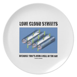 Love Cloud Streets Because That's How I Roll Air Plate