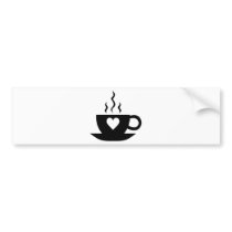 Love Coffee Bumper Stickers