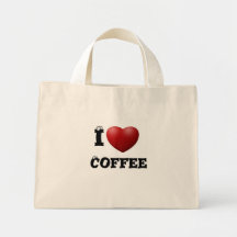 Love Coffee Canvas Bag