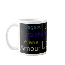 Love - Coffee Cup, Language, Mug by LCWeber Love - Coffee Cup, Language, Mug