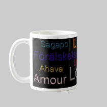 Love - Coffee Cup, Language, Mug by LCWeber Love - Coffee Cup, Language, Mug