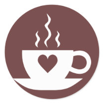 Love Coffee stickers