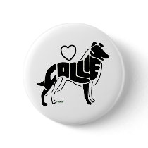 LOVE COLLIES BUTTON