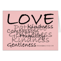 Love Colossians 3 Card