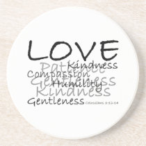 Love (Colossians 3) Coasters