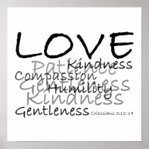 Love (Colossians 3) Poster