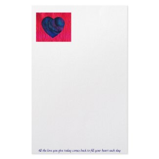 Love Comes Back stationery