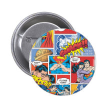 Love Comic Slides - Color Pinback Buttons