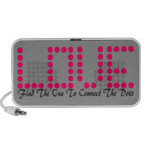 Love connect the dots doodle speaker speakers