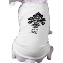 Love Conquers All (black-white) pet clothing