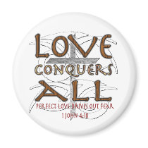 Love Conquers All Magnets