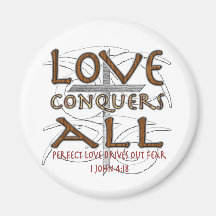 Love Conquers All Magnets
