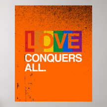 LOVE CONQUERS ALL -.png Print