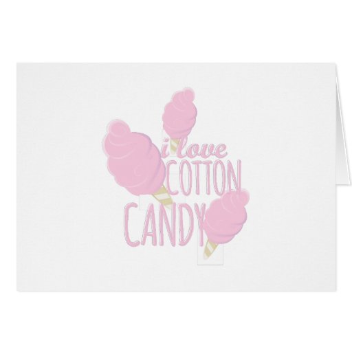 Love Cotton Candy Card Zazzle