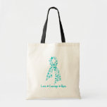 Love Courage Hope Butterfly -  Gynecologic Cancer bags