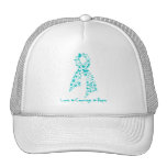 Love Courage Hope Butterfly -  Gynecologic Cancer hats
