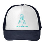 Love Courage Hope Butterfly -  Gynecologic Cancer hats