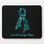 Love Courage Hope Butterfly -  Gynecologic Cancer mousepads
