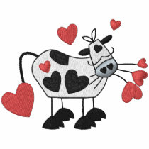 Love Cow embroidered shirts