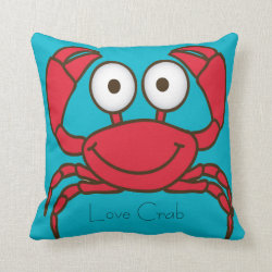 Love Crab Pillow